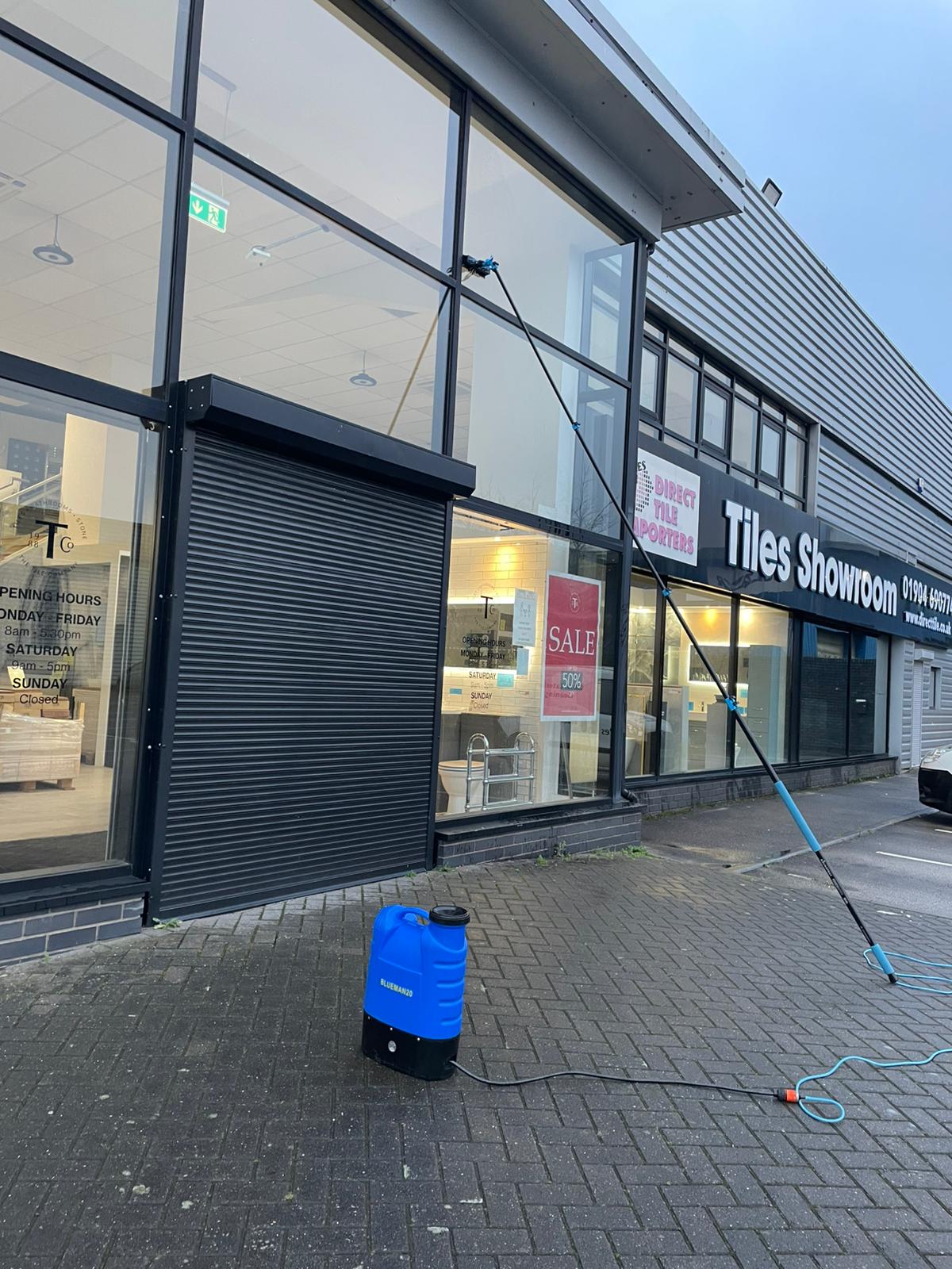 Commercial window cleaning York